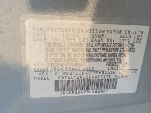 Used 2024 Nissan Kicks SR w/ SR Premium Package FWD image 11