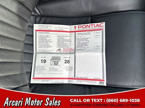 Used 2002 Pontiac Firebird Trans Am w/ SLP Firehawk Pkg image 29