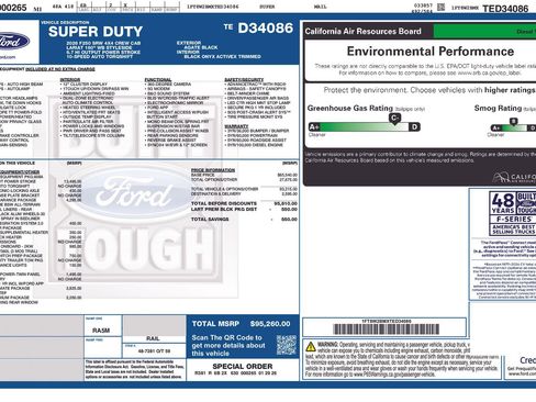 New 2026 Ford F250 Lariat w/ Black Appearance Package image 5