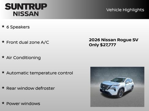 Certified 2026 Nissan Rogue SV AWD/4WD image 16