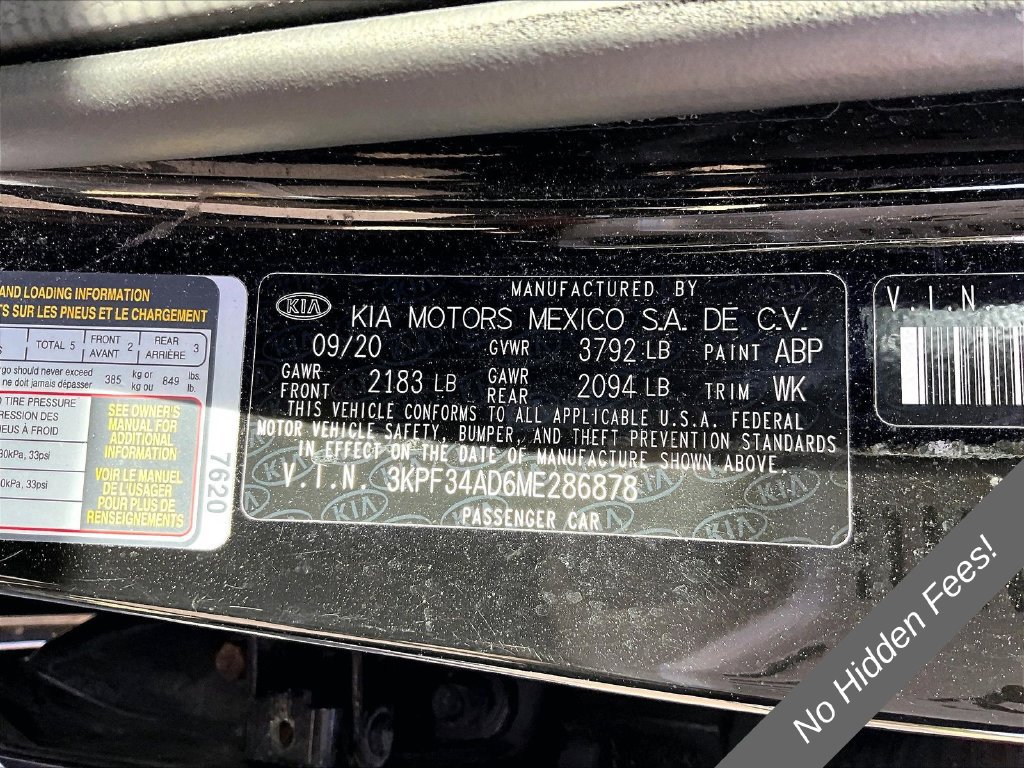 Used 2021 Kia Forte GT-Line FWD image 21
