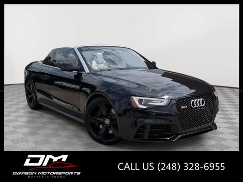 Used 2014 Audi RS 5 Cabriolet w/ Black Optic Package AWD/4WD image 1