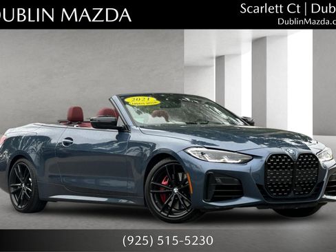Used 2021 BMW M440i Convertible w/ Premium Package image 1