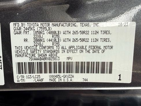 Used 2024 Toyota Sequoia Capstone image 33