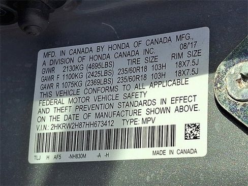 Certified 2017 Honda CR-V EX-L image 24