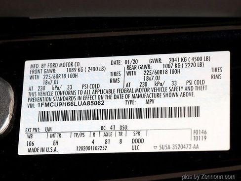 Used 2020 Ford Escape SEL image 30