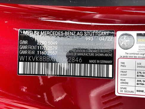 Certified 2022 Mercedes-Benz SL 63 AMG 4MATIC image 33