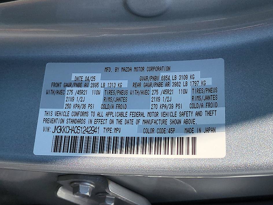 Used 2025 MAZDA CX-90 Plug-In Hybrid w/Premium Sport AWD/4WD image 38