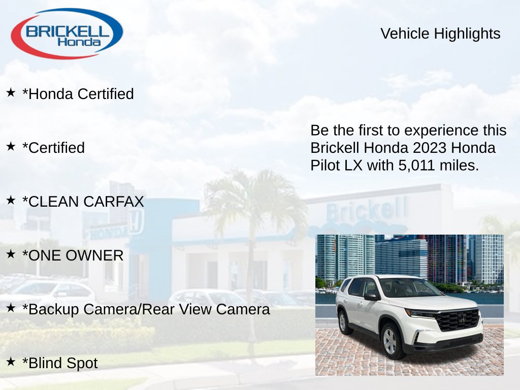 Used 2023 Honda Pilot LX image 9