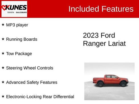 Used 2023 Ford Ranger Lariat w/ Tremor Off-Road Package image 3