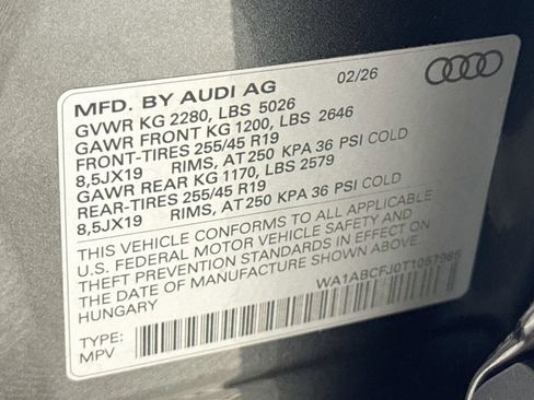 Certified 2026 Audi Q3 quattro 2.0T AWD/4WD image 32