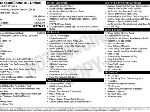 New 2026 Jeep Grand Cherokee L Limited AWD/4WD image 28