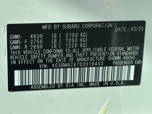 Used 2025 Subaru Legacy Premium AWD/4WD image 24