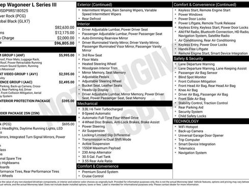Certified 2024 Jeep Wagoneer L Series III w/ Premium Group I AWD/4WD image 27