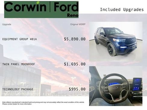 Used 2023 Ford Explorer ST w/ Equipment Group 401A AWD/4WD image 3