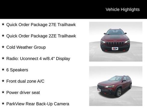 Used 2020 Jeep Cherokee Trailhawk w/ Cold Weather Group image 12