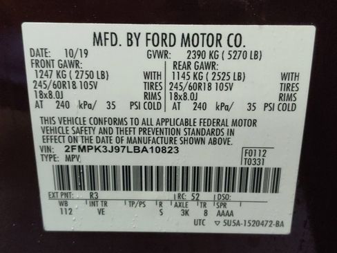 Used 2020 Ford Edge SEL w/ Convenience Package FWD image 33