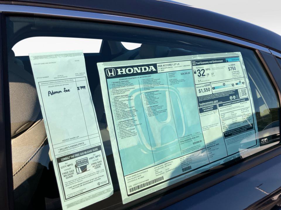 New 2026 Honda Accord LX image 33