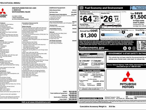Used 2023 Mitsubishi Outlander SE image 4