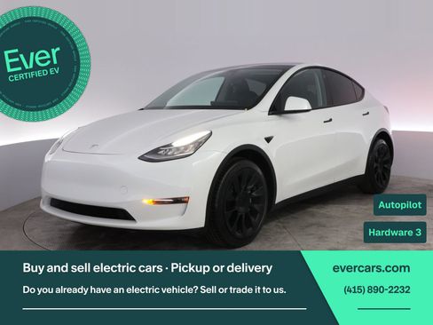 Used 2021 Tesla Model Y Long Range AWD/4WD image 1