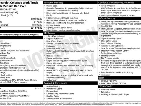 Used 2024 Chevrolet Colorado W/T RWD image 17