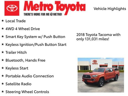 Used 2018 Toyota Tacoma TRD Sport AWD/4WD image 8