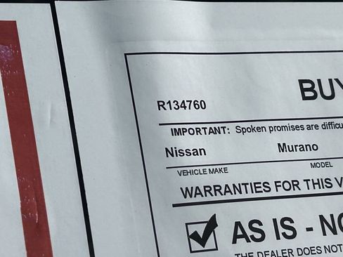 Certified 2025 Nissan Murano SV image 38