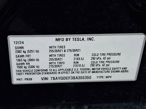 Used 2025 Tesla Model Y Performance AWD/4WD image 19