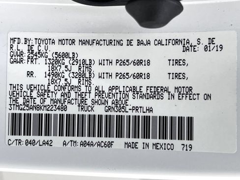 Used 2019 Toyota Tacoma Limited AWD/4WD image 24