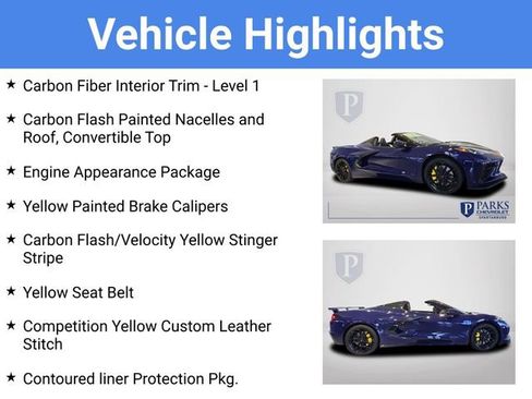 New 2026 Chevrolet Corvette Stingray Preferred Conv w/ Z51 Performance Package RWD image 4