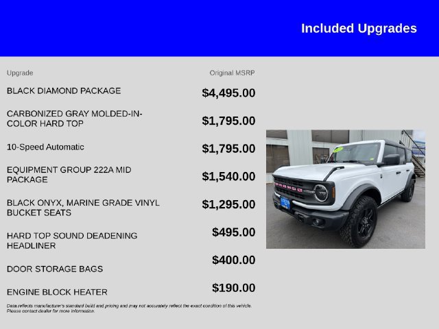 Used 2025 Ford Bronco Big Bend w/ Black Diamond Package AWD/4WD image 12