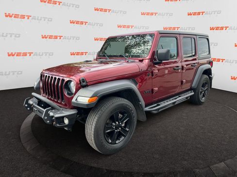Used 2021 Jeep Wrangler Unlimited Sport image 1