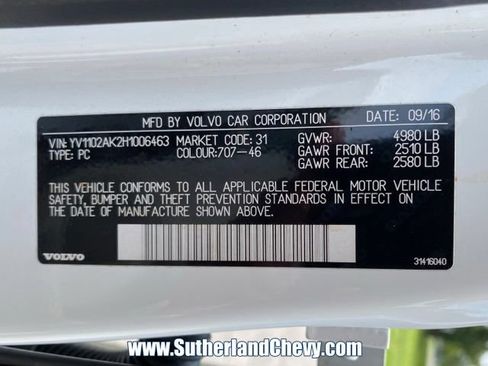 Used 2017 Volvo S90 T5 Momentum w/ Convenience Package FWD image 44