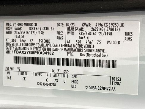 Used 2023 Ford Transit 350 XLT image 32