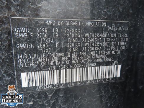 Used 2025 Subaru Outback Wilderness AWD/4WD image 31
