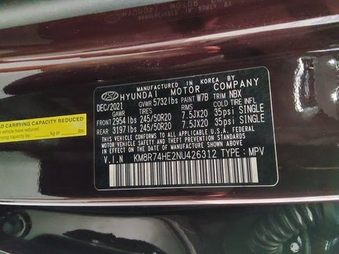 Used 2022 Hyundai Palisade Calligraphy image 39