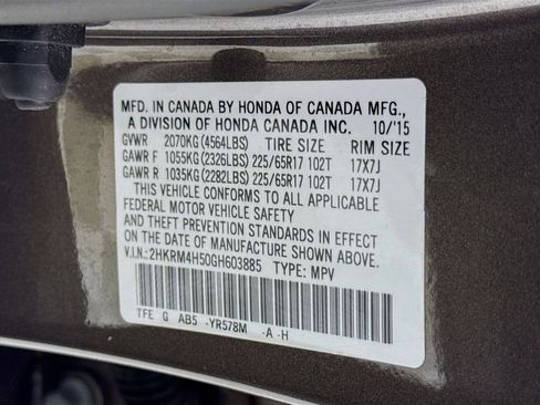 Used 2016 Honda CR-V EX image 32