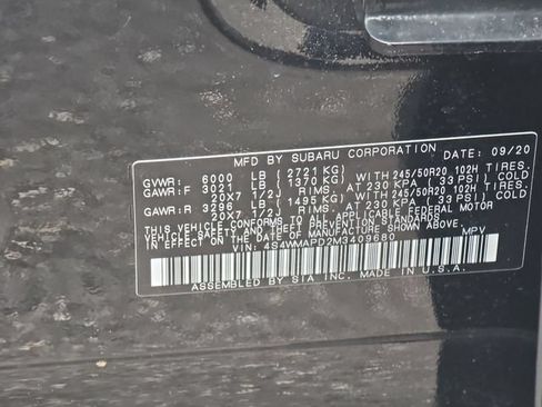 Used 2021 Subaru Ascent Limited w/ Technology Package AWD/4WD image 37