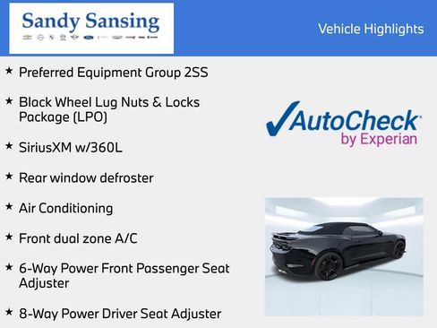 Used 2023 Chevrolet Camaro SS RWD image 7