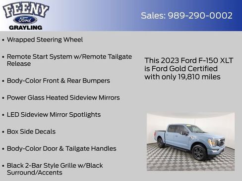 Certified 2023 Ford F150 XLT w/ Equipment Group 302A High AWD/4WD image 24