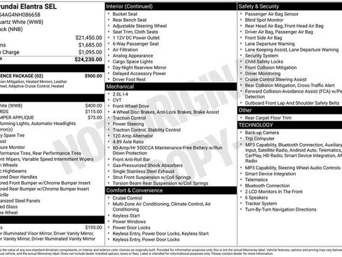Used 2022 Hyundai Elantra SEL w/ Convenience Package FWD image 5