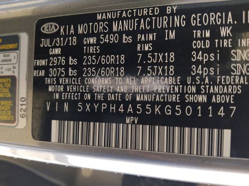 Used 2019 Kia Sorento EX FWD image 33