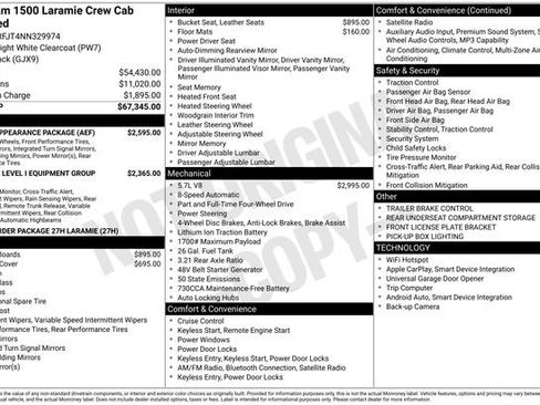 Used 2022 RAM 1500 Laramie w/ Sport Appearance Package AWD/4WD image 21