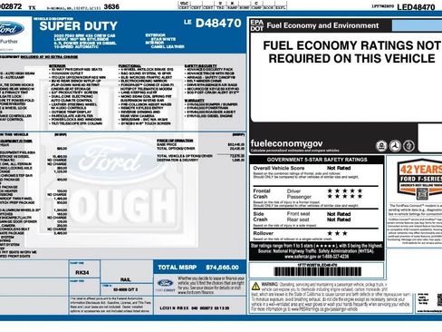 Used 2020 Ford F250 Lariat w/ Lariat Ultimate Package AWD/4WD image 25