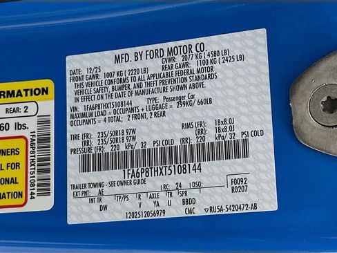 New 2026 Ford Mustang Coupe image 20