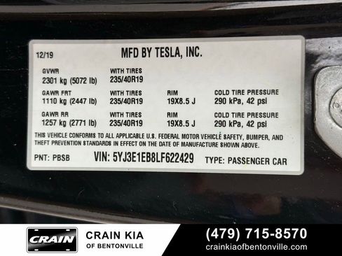Used 2020 Tesla Model 3 Long Range image 34