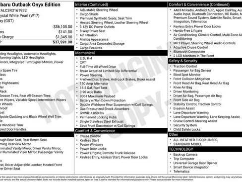 Used 2024 Subaru Outback Onyx Edition image 11