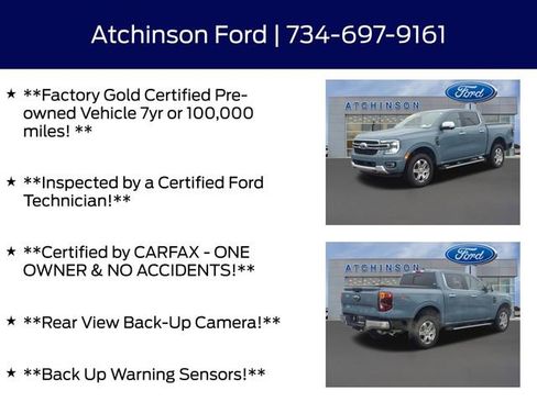 Certified 2024 Ford Ranger Lariat w/ Trailer Tow Package image 4