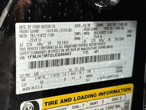 Certified 2020 Ford Expedition Max Platinum image 27