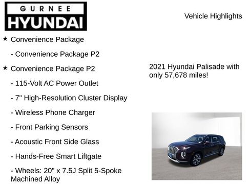 Used 2021 Hyundai Palisade SEL w/ Convenience Package AWD/4WD image 8